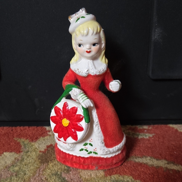 Vintage 50s Relco Holiday Christmas Lady